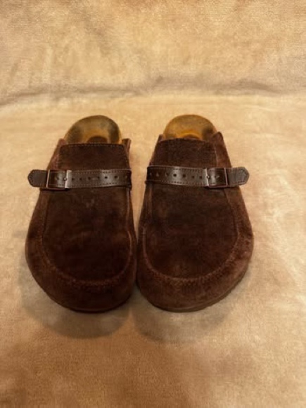 RARE Vintage Birkenstock Eaton Suede Clogs Size 38 Men’s Size 5/Women’s Size 7